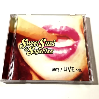 Sweet Suzi & Sugafixx - She's A Live One (CD 2011) Blues Rare Self-Released CD-R Foto 1 de 4