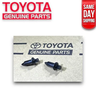 87 - 90 TOYOTA TERCEL ВНУТРЕННЕЙ ДВЕРИ ПАНЕЛИ ОТДЕЛКИ ДОСКА ЗАЖИМЫ ЧЕРНЫЙ QTY 2 OEM НОВЫЙ - Изображение 1 из 4