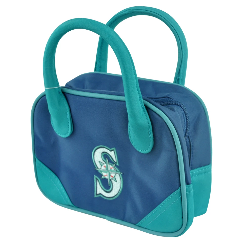 Женская двухцветная сумка-боулер MLB Seattle Mariners аксессуары для бейсбола  - Изображение 1 из 1
