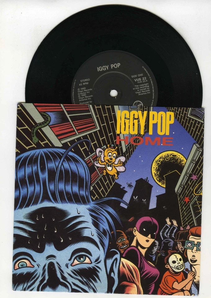 45 RPM 7'' IGGY POP HOME - Photo 1/1