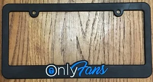 OnlyFans SOLD OUT BLACK License Plate Frame JDM Brazzers PornStar Latina MILF IG - Picture 1 of 1