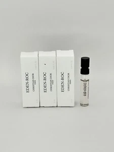 3x Christian Dior Paris Eau de Parfum EDEN-ROC 2 ml / 0.06 fl oz Each NEW in BOX - Picture 1 of 2