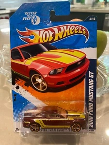 Hot Wheels 2011 Faster Than Ever #144 2010 Ford Mustang GT - Dark Red - Picture 1 of 1