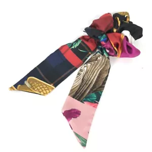 Salvatore Ferragamo Ribbon hair accessories hair elastic Scrunchie UNSED - Bild 1 von 8