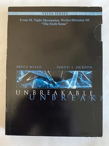 Unbreakable (DVD, 2001, 2-Disc Set Vista Series) M Night, Bruce Willis - Picture 1 of 6