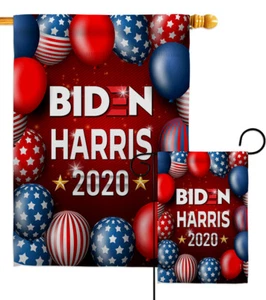 Bandera de jardín conjunta Biden Harris voto patriótico regalo decorativo patio casa pancarta - Imagen 1 de 13