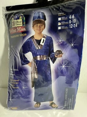 Forum Novelties Biblical Times Wiseman 儿童服装,蓝色,中号 60103 — 第 1/4 张图片