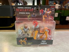 MOTU Masters of the Universe Mattel Revelation Eternia Minis NIP Fisto & Stridor