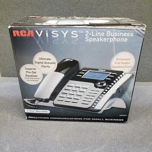 RCA 25204RE1-A ViSYS 2-Line Enhanced Digital Business Phone w/ Speakerphone - Picture 1 of 5