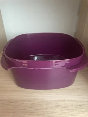 Tupperware Siebservierer mit Defekten Sieb aber Funktionsfähig 3 L Lila Neu - Bild 1 von 4