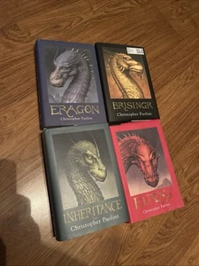 Eragon Series Books 1-4 Hardcover Lot (2 3 & 4 1st Edition) Christopher Paolini - Picture 1 of 1