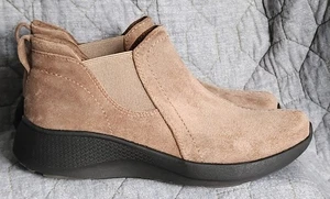 Botines Dayana para mujer Earth Origins usados en excelente estado en color topo - talla 8,5 - Imagen 1 de 9