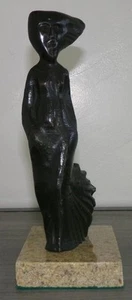 ESCULTURA DE BRONCE SERGIO BUSTAMANTE "CON VESTIDO VIENTO II" FIRMADA Y NUMERADA - Imagen 1 de 5