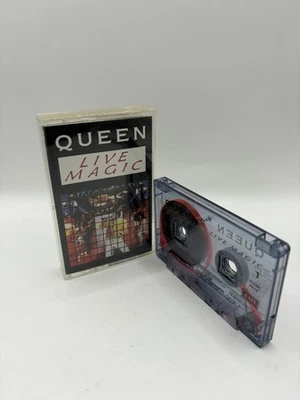 Queen - Live Magic Cassette Tape Album - Transparent Shell (Incs Many Hits) - Image 1 of 4