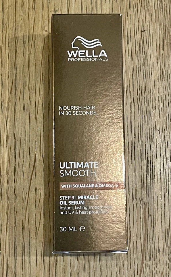 Wella Professionals Ultimate Smooth Miracle Oil Serum 30ml - New Boxed - Image 1 of 1