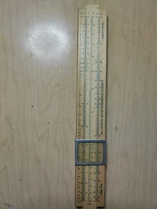 Vintage LAWRENCE Deluxe SLIDE RULE Made in U.S.A. - Picture 1 of 14