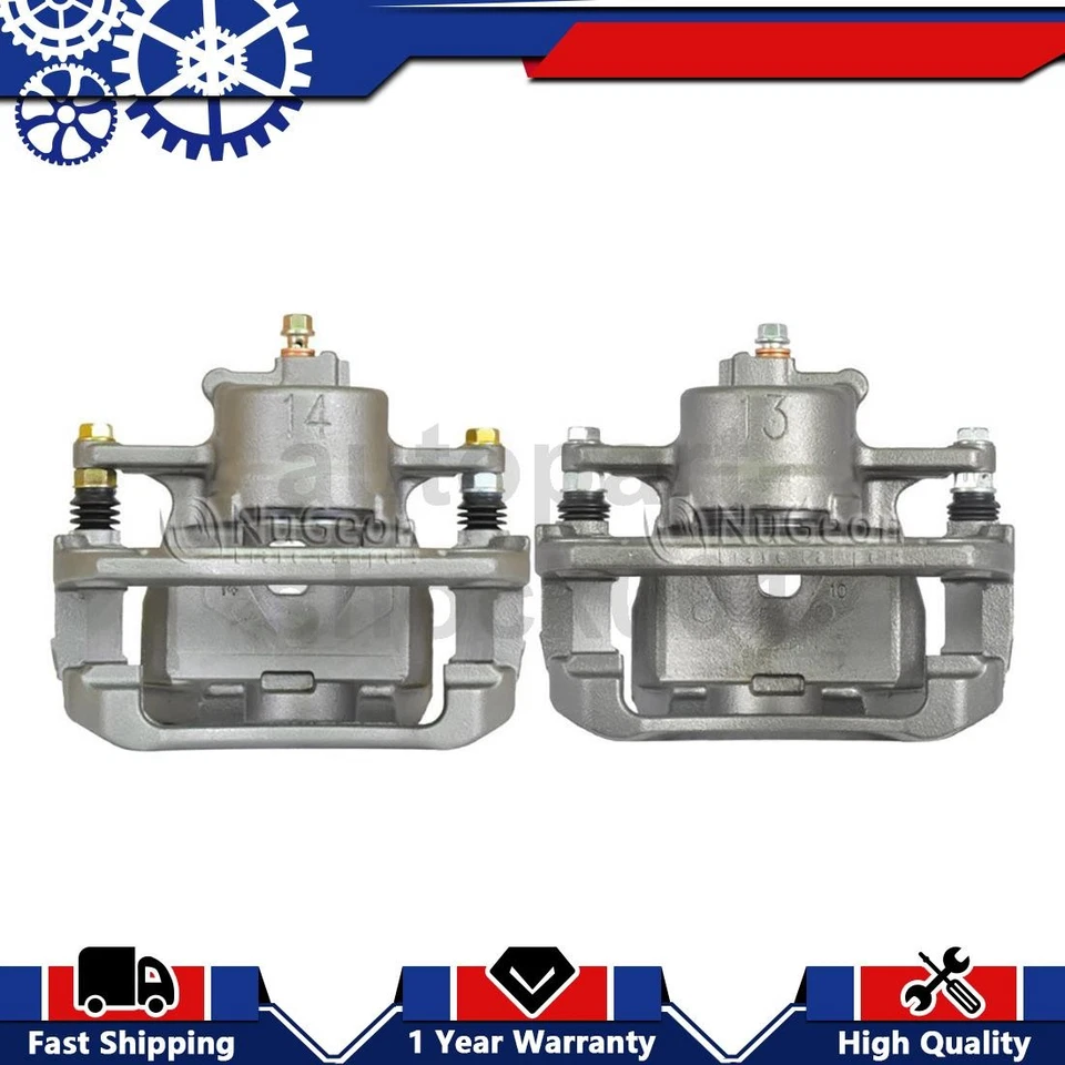 Pair Front Driver Passenger Brake Calipers Fits 2009 2010 2012 Toyota Avalon - Image 1 of 4