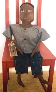 Made To Order, Primitive Doll, Art Doll, Cloth Doll, Folk Art, Farmhouse Decor - Picture 1 of 3