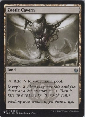 MTG Normal Zoetic Cavern U The List Reprints 249/249 NM - Image 1 of 2