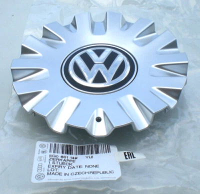Tapacubos central VW Volkswagen Golf 2013-2019 OEM P/N 5G0 601 149 NUEVO Foto 1 de 4
