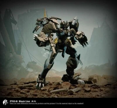 Pangu Toys PT-03B Lion Face Commander Lio Convoy Black Version Figure 15CM - Image 1 of 4