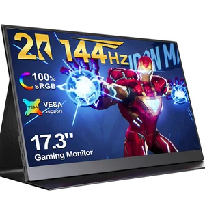 2K 2560x1440 144Hz Monitor gamingowy 17,3" Przenośny monitor do przełącznika PS Xbox - Zdjęcie 1 z 6