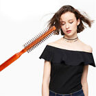 Round Styling Hair Brush CurlingRoller Hairbrush Small Wooden Hair Brush Comb ◐