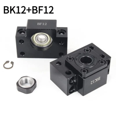 LUNYEE Ballscrew End Supports BK12 Fixed Side BF12 Floated Side for CNC Router SFU 1610