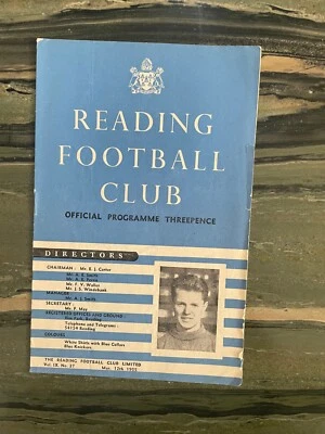 Reading v Watford, Division 3 South, 1954/55 - Image 1 of 3