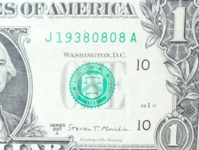 Fancy Serial Number Birthday Note 19380808 August 08, 1938 Connie Stevens B-date - Image 1 of 3