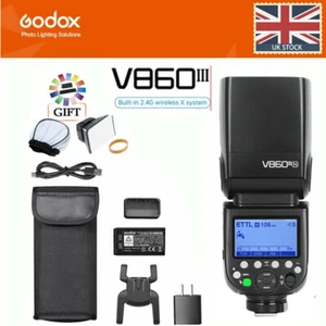 Godox Ving V860III-N Speedlite Kit for NIkon Cameras E- TTL HSS 2.4G Wireless UK - Picture 1 of 11