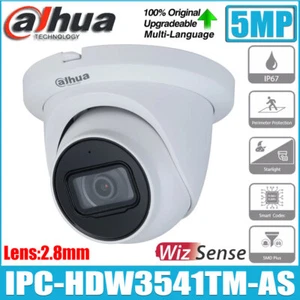 Dahua 5MP IPC-HDW3541TM-AS IR 50M Fixed Focal WizSense Buil-in Mic PoE IP Camera - Picture 1 of 9