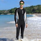 Long Sleeve Men Front Zipper One Piece Wetsuit Swimming Diving Suit Body Suits