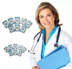 Foglio elettrodi ECG EKG per macchina utensile cardiografo 100pz monouso - Foto 1 di 3