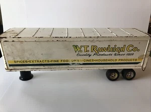 Vintage Ertl Pressed Steel W.T. RawLeigh Co. Semi Trailer, 1/16 Scale, USA - Picture 1 of 14