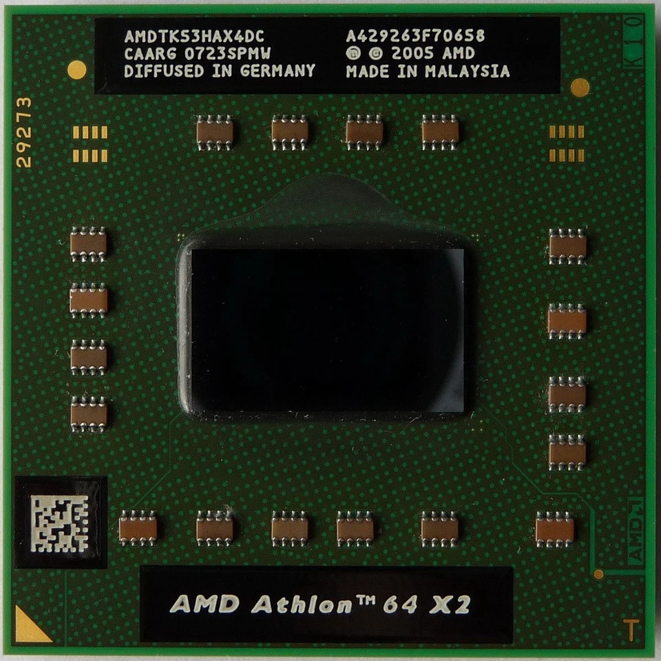 Cpu Amd Athlon 64 X2 Tk-53 Mobile Tk53 Amdtk53hax4dc For Acer Aspire 5101awlm - Image 1 of 1