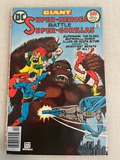 DC GIANT SUPER HEROES BATTLE SUPER GORILLAS 1 BRONZE AGE DC COMICS 1976
