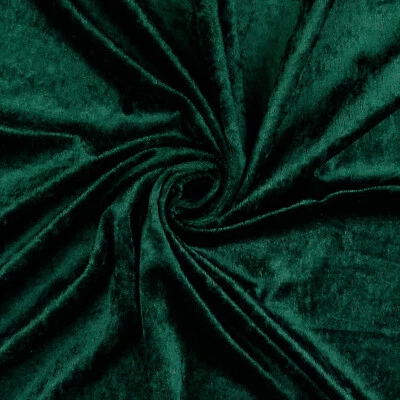 PANNESAMT Samt Stoff Meterware weich fallend glänzend DUNKELGRÜN EUR 4,98/m - Bild 1 von 2