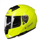 LS2 Helmets Citation Road Touring Full Face Motorcycle Helmet (Yellow Chrome L)