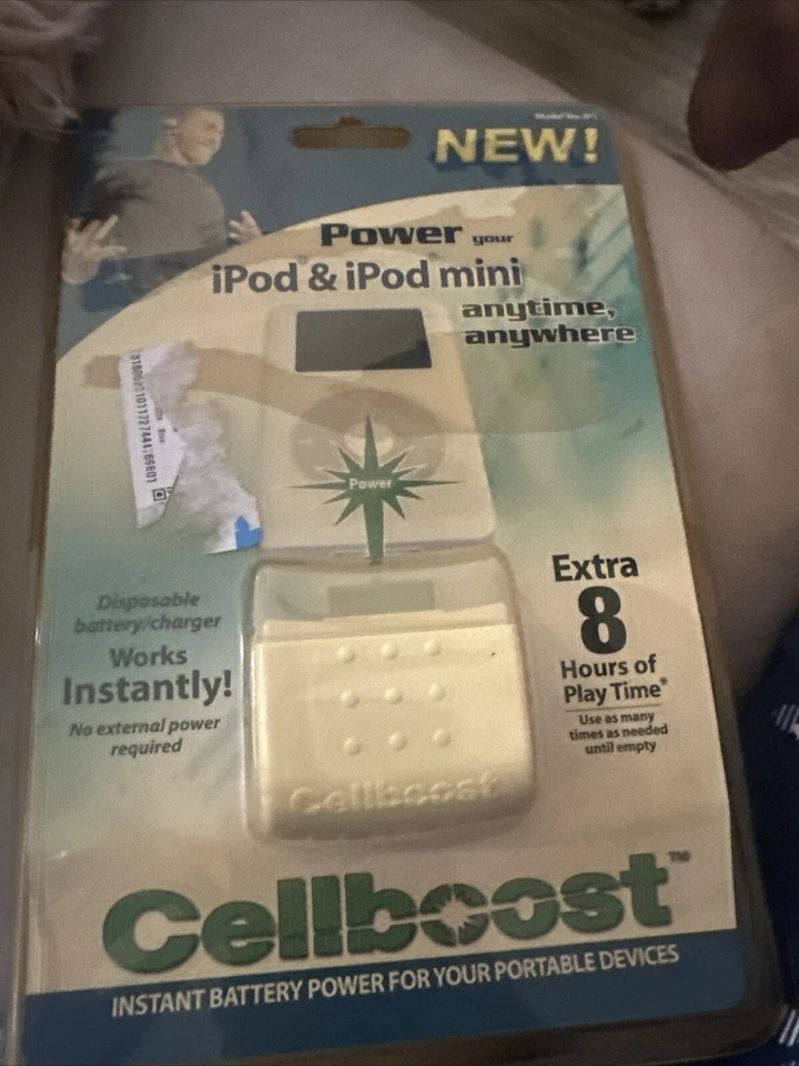 CELLBOOST IPOD AND IPOD MINI DISPOSABLE BATTERY CHARGER