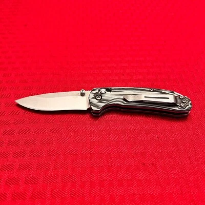 Cuchillo PE Carpeta Horquilla Norte 15031 Hecho en Banco S30V Gris-Negro Eje G10 EDC ¡Excelente! Foto 1 de 4