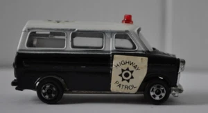 Zylmex Ford Van Highway Patrol Police P335 Black Diecast  - Picture 1 of 7