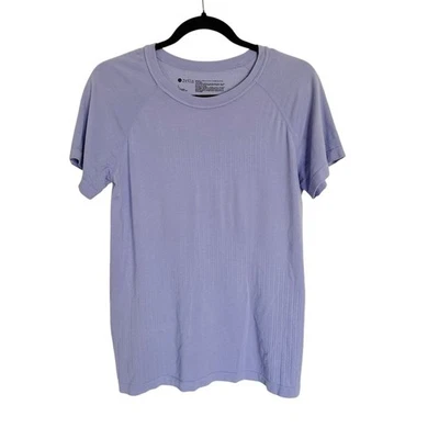 Camiseta Zella Seamless Performance cuello redondo púrpura claro talla grande Foto 1 de 4
