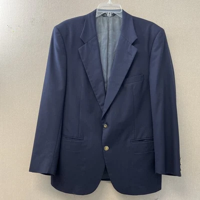 Burberry Blazer Hombre Talla 44 Azul Lana Formal Deporte Abrigo Chaqueta De Colección D1128313 Foto 1 de 4