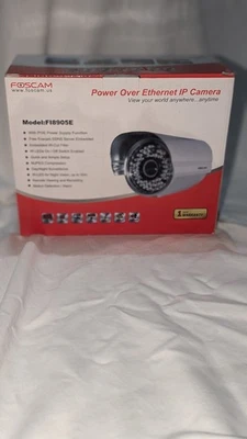 NUEVA Cámara IP PoE Foscam FI8905E - Cámara de Seguridad Exterior con Visión Nocturna Foto 1 de 4