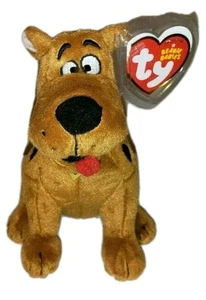 Ty Beanie Baby - SCOOBY DOO the Dog (7 Inch) NEW MWMTs Plush Stuffed Animal Toy - Picture 1 of 8