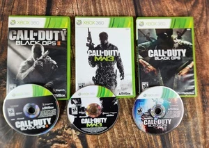 Call of Duty Black Ops 1 and 2 MW3 Xbox 360 Bundle Tested Working Lot of 3 - Picture 1 of 5
