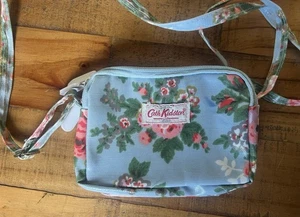 Cath Kidston Mini Blue Floral Crossbody Bag - Picture 1 of 5