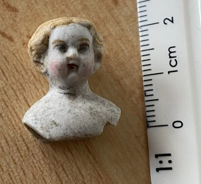 Tête De Poupée Ancienne - Photo 1/4