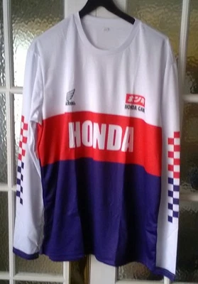 КРАСНАЯ ФУТБОЛКА HONDA 48 ДЮЙМОВ XXLARGE КЛАССИЧЕСКИЙ СТИЛЬ РЕПЛИКА МОТОКРОСС ЭНДУРО ИСПЫТАНИЯ - Изображение 1 из 2